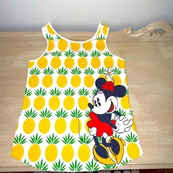 DISNEY Store Minnie Mouse and Pineapple print tank - Picture 3 of 8